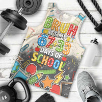 Bruh Its My 67 33 Days of School Men Tank Top Funny Boys Kids 100th Day