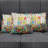 Bruh Its My 67 33 Days of School Pillow Cover Funny Boys Kids 100th Day