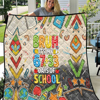 Bruh Its My 67 33 Days of School Quilt Funny Boys Kids 100th Day