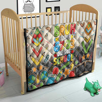 Bruh Its My 67 33 Days of School Quilt Funny Boys Kids 100th Day
