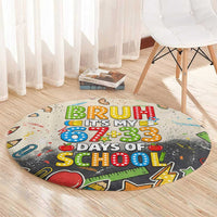 Bruh Its My 67 33 Days of School Round Carpet Funny Boys Kids 100th Day
