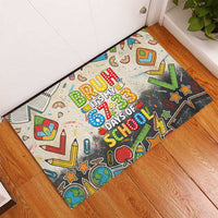 Bruh Its My 67 33 Days of School Rubber Doormat Funny Boys Kids 100th Day