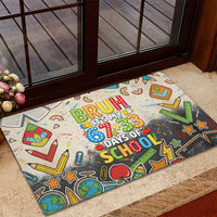 Bruh Its My 67 33 Days of School Rubber Doormat Funny Boys Kids 100th Day