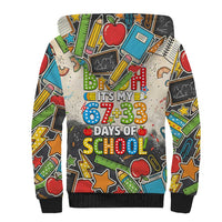 Bruh Its My 67 33 Days of School Sherpa Hoodie Funny Boys Kids 100th Day