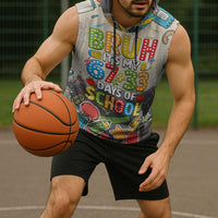 Bruh Its My 67 33 Days of School Sleeveless Hoodie Funny Boys Kids 100th Day