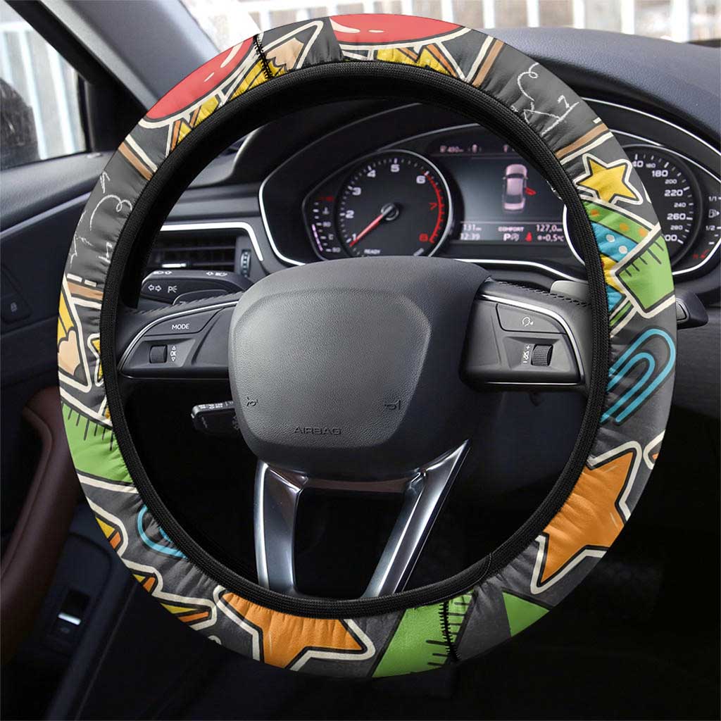 Bruh Its My 67 33 Days of School Steering Wheel Cover Funny Boys Kids 100th Day