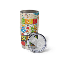 Bruh Its My 67 33 Days of School Tumbler Cup Funny Boys Kids 100th Day