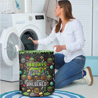 100 Days Level Unlocked Laundry Basket Gaming 100 Days of School Boys