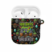 100 Days Level Unlocked AirPods Case Gaming 100 Days of School Boys