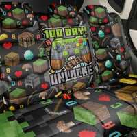 100 Days Level Unlocked Back Car Seat Cover Gaming 100 Days of School Boys