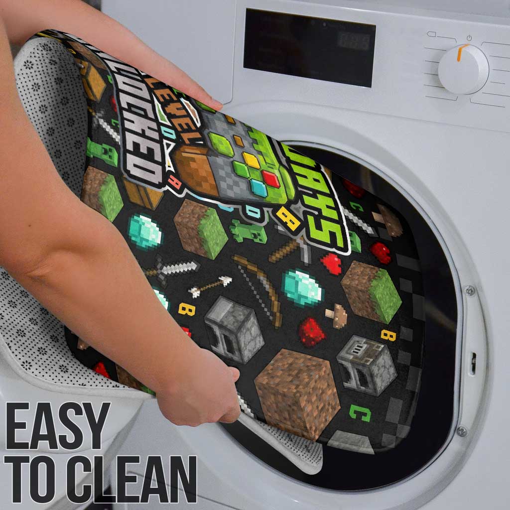 100 Days Level Unlocked Bathroom Set Gaming 100 Days of School Boys