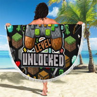 100 Days Level Unlocked Beach Blanket Gaming 100 Days of School Boys