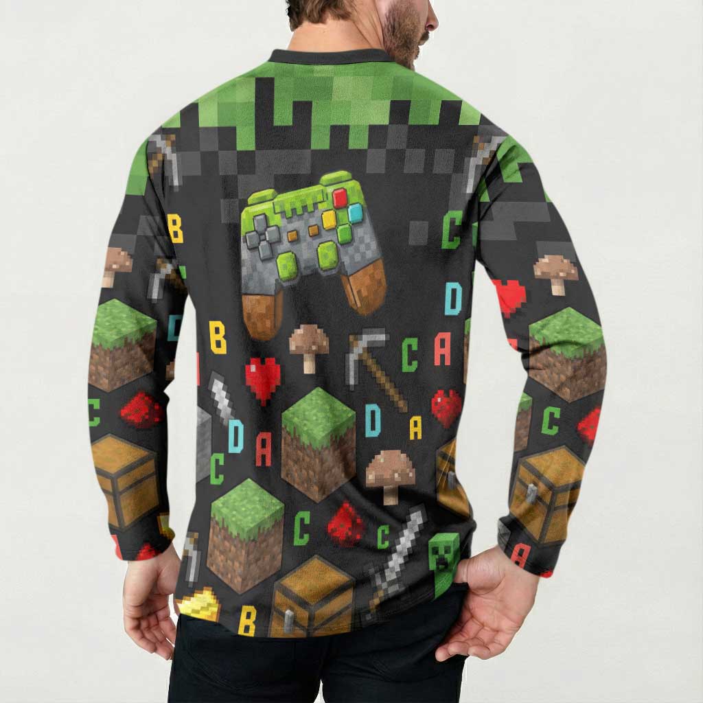 100 Days Level Unlocked Button Sweatshirt Gaming 100 Days of School Boys