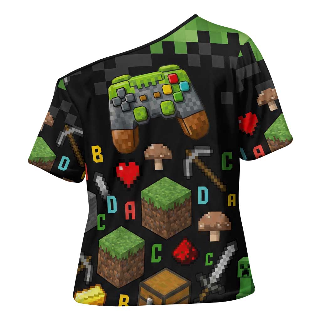 100 Days Level Unlocked Cross Shoulder Shirt Gaming 100 Days of School Boys