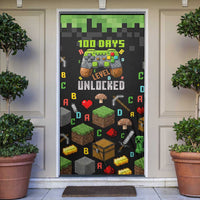 100 Days Level Unlocked Door Cover Gaming 100 Days of School Boys