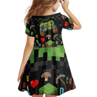 100 Days Level Unlocked Family Matching Long Sleeve Bodycon Dress and Hawaiian Shirt Gaming 100 Days of School Boys