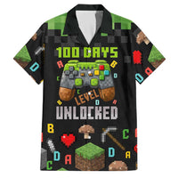 100 Days Level Unlocked Family Matching Tank Maxi Dress and Hawaiian Shirt Gaming 100 Days of School Boys