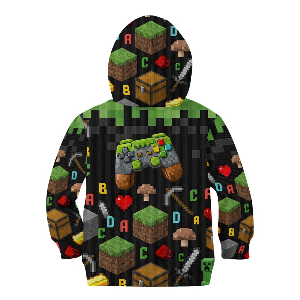100 Days Level Unlocked Kid Hoodie Gaming 100 Days of School Boys