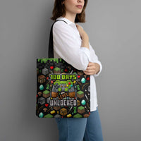 100 Days Level Unlocked Tote Bag Gaming 100 Days of School Boys