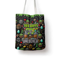 100 Days Level Unlocked Tote Bag Gaming 100 Days of School Boys