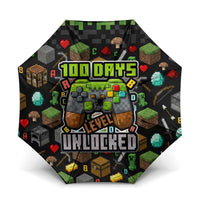 100 Days Level Unlocked Umbrella Gaming 100 Days of School Boys