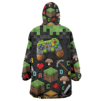 100 Days Level Unlocked Wearable Blanket Hoodie Gaming 100 Days of School Boys