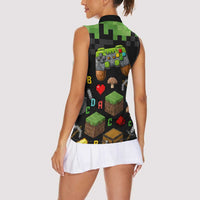 100 Days Level Unlocked Women Sleeveless Polo Shirt Gaming 100 Days of School Boys