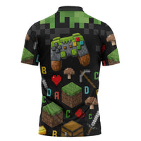 100 Days Level Unlocked Zipper Polo Shirt Gaming 100 Days of School Boys