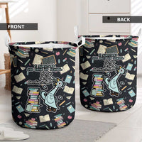 I Survived 100 Days of School Laundry Basket Funny Pigeon 100th Day Teacher