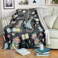 I Survived 100 Days of School Blanket Funny Pigeon 100th Day Teacher
