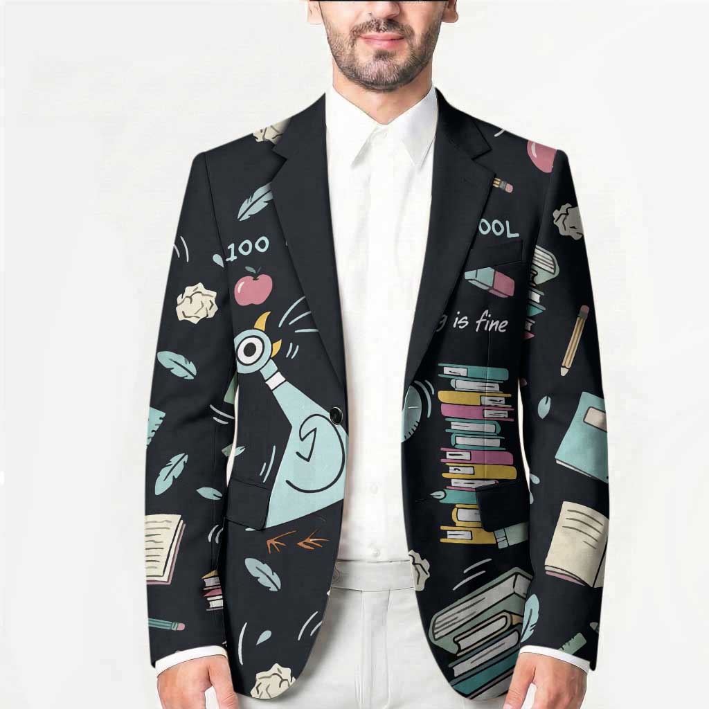 I Survived 100 Days of School Blazer Funny Pigeon 100th Day Teacher