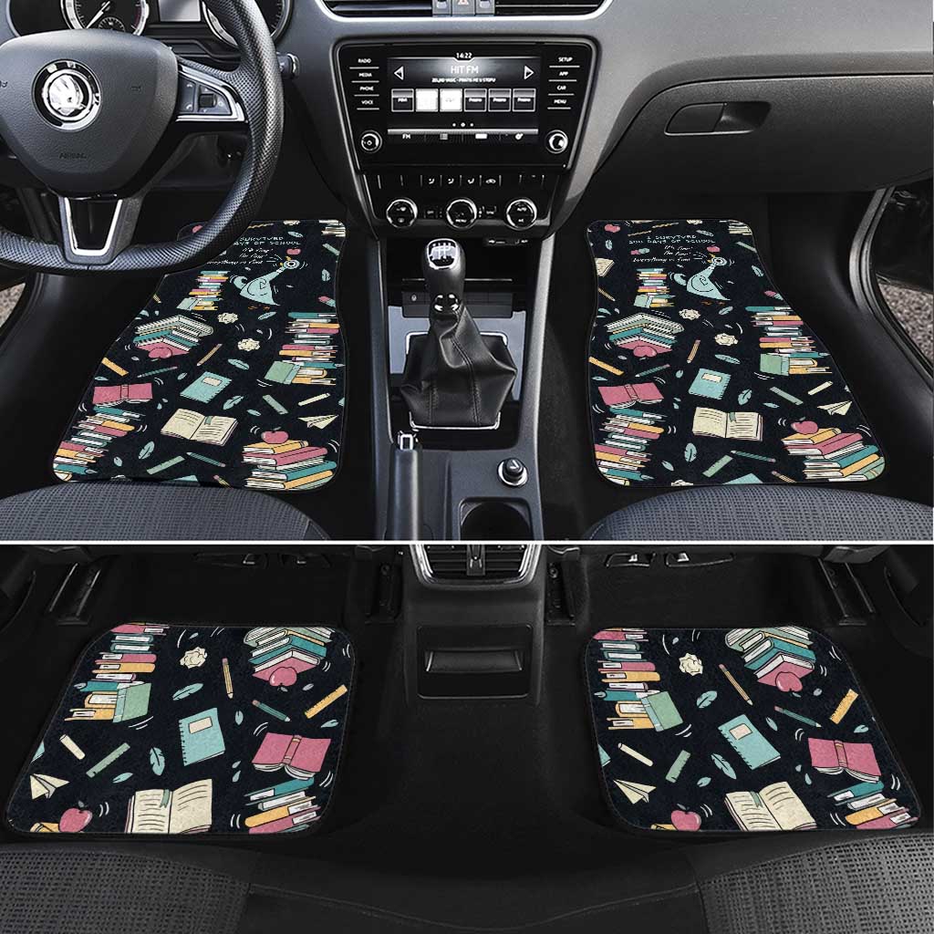 I Survived 100 Days of School Car Mats Funny Pigeon 100th Day Teacher