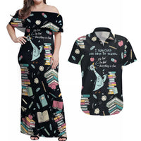 I Survived 100 Days of School Couples Matching Off Shoulder Maxi Dress and Hawaiian Shirt Funny Pigeon 100th Day Teacher