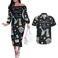 I Survived 100 Days of School Couples Matching Off The Shoulder Long Sleeve Dress and Hawaiian Shirt Funny Pigeon 100th Day Teacher