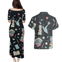 I Survived 100 Days of School Couples Matching Puletasi and Hawaiian Shirt Funny Pigeon 100th Day Teacher