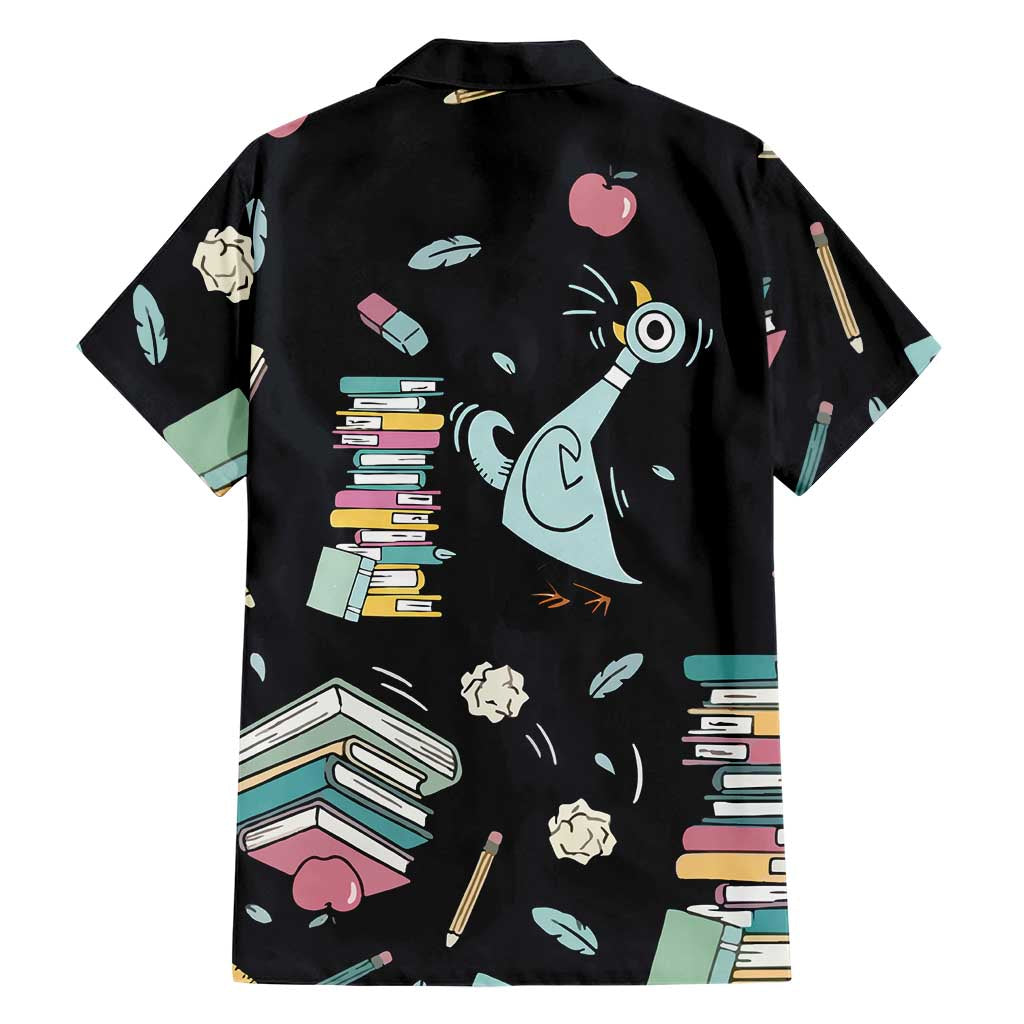 I Survived 100 Days of School Family Matching Off The Shoulder Long Sleeve Dress and Hawaiian Shirt Funny Pigeon 100th Day Teacher