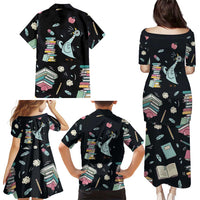 I Survived 100 Days of School Family Matching Puletasi and Hawaiian Shirt Funny Pigeon 100th Day Teacher