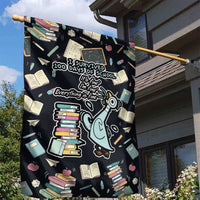 I Survived 100 Days of School Garden Flag Funny Pigeon 100th Day Teacher