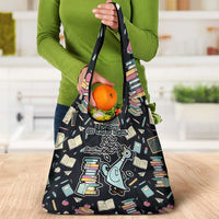 I Survived 100 Days of School Grocery Bag Funny Pigeon 100th Day Teacher