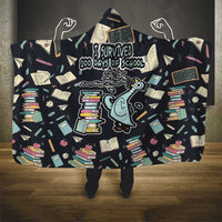 I Survived 100 Days of School Hooded Blanket Funny Pigeon 100th Day Teacher