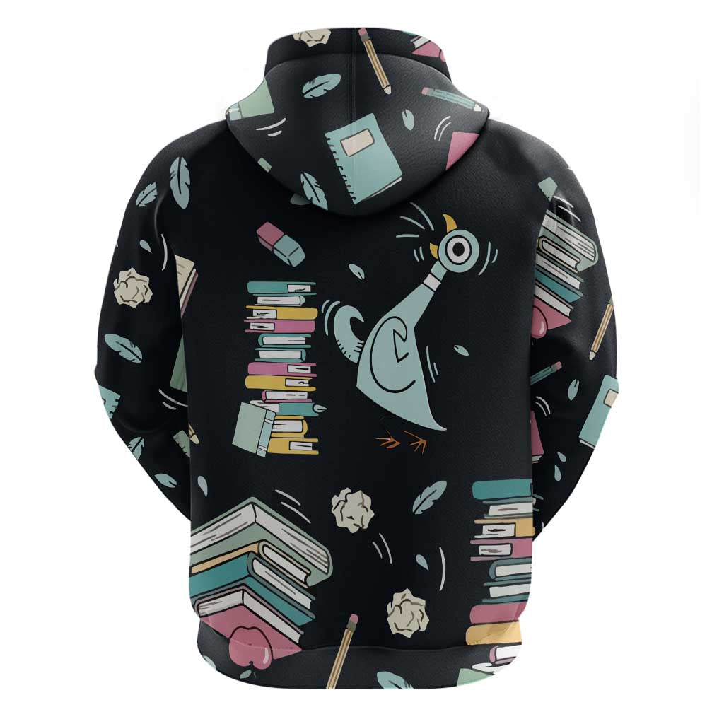 I Survived 100 Days of School Hoodie Funny Pigeon 100th Day Teacher