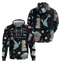 I Survived 100 Days of School Hoodie Funny Pigeon 100th Day Teacher