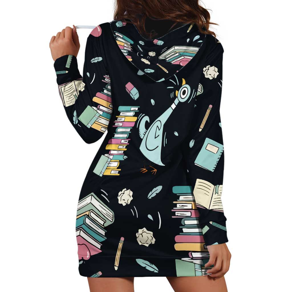 I Survived 100 Days of School Hoodie Dress Funny Pigeon 100th Day Teacher