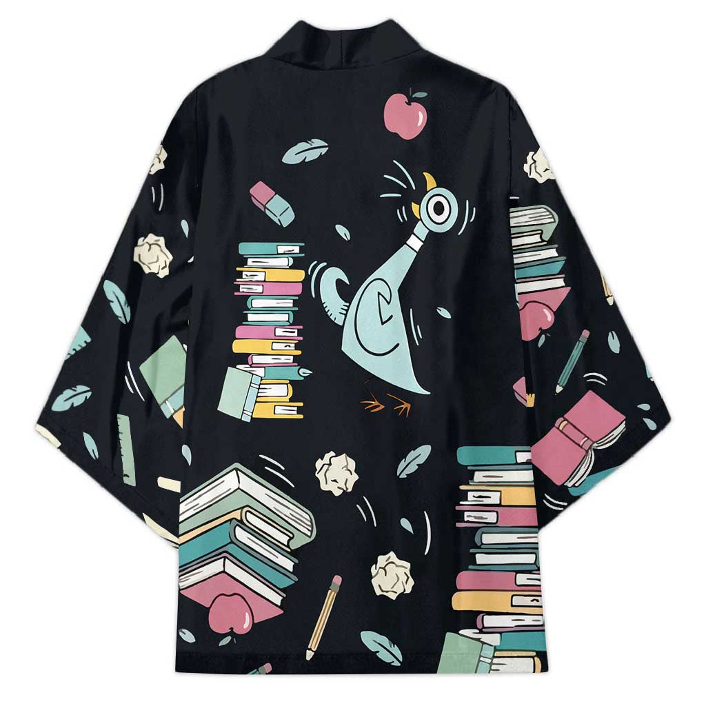 I Survived 100 Days of School Kimono Funny Pigeon 100th Day Teacher