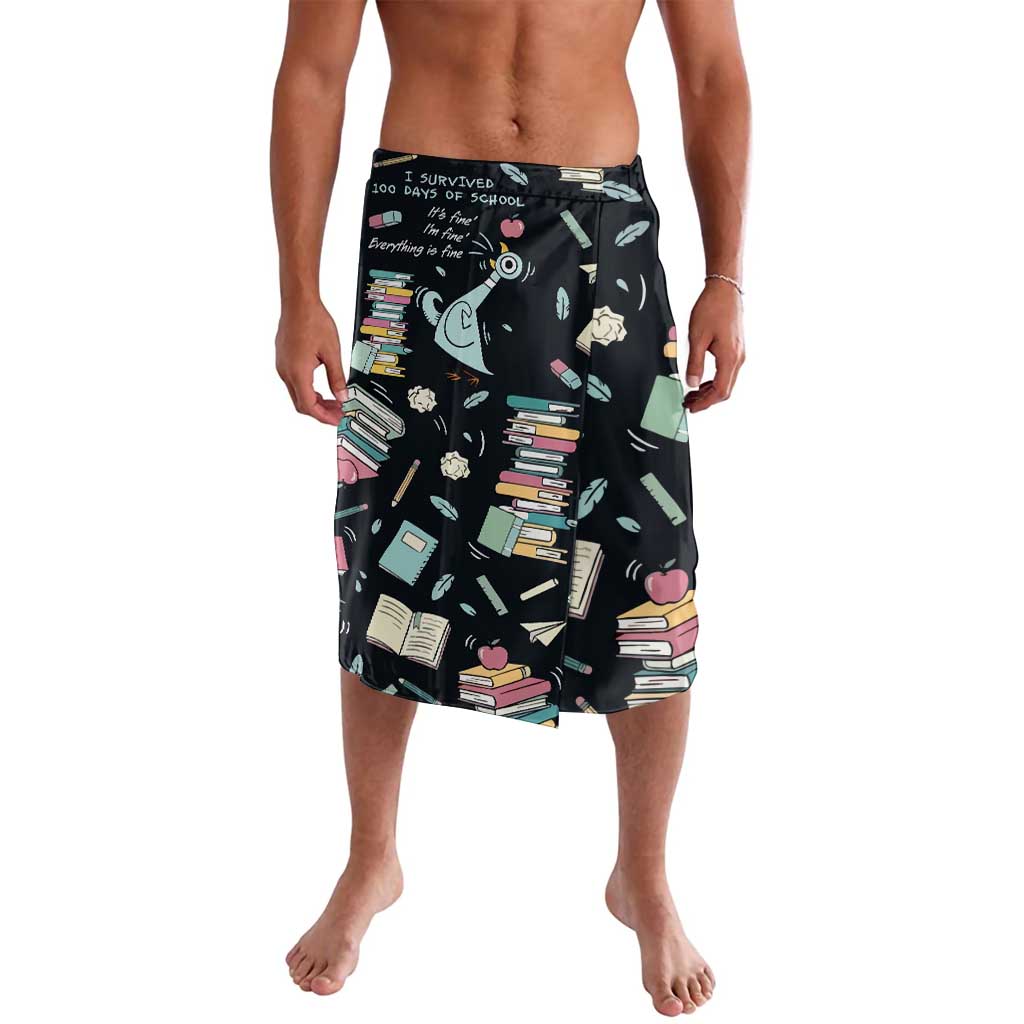 I Survived 100 Days of School Lavalava Funny Pigeon 100th Day Teacher