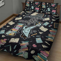 I Survived 100 Days of School Quilt Bed Set Funny Pigeon 100th Day Teacher