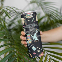 I Survived 100 Days of School Skinny Tumbler Funny Pigeon 100th Day Teacher