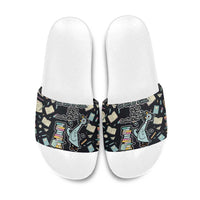 I Survived 100 Days of School Slide Sandals Funny Pigeon 100th Day Teacher