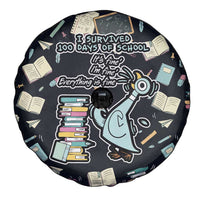 I Survived 100 Days of School Spare Tire Cover Funny Pigeon 100th Day Teacher
