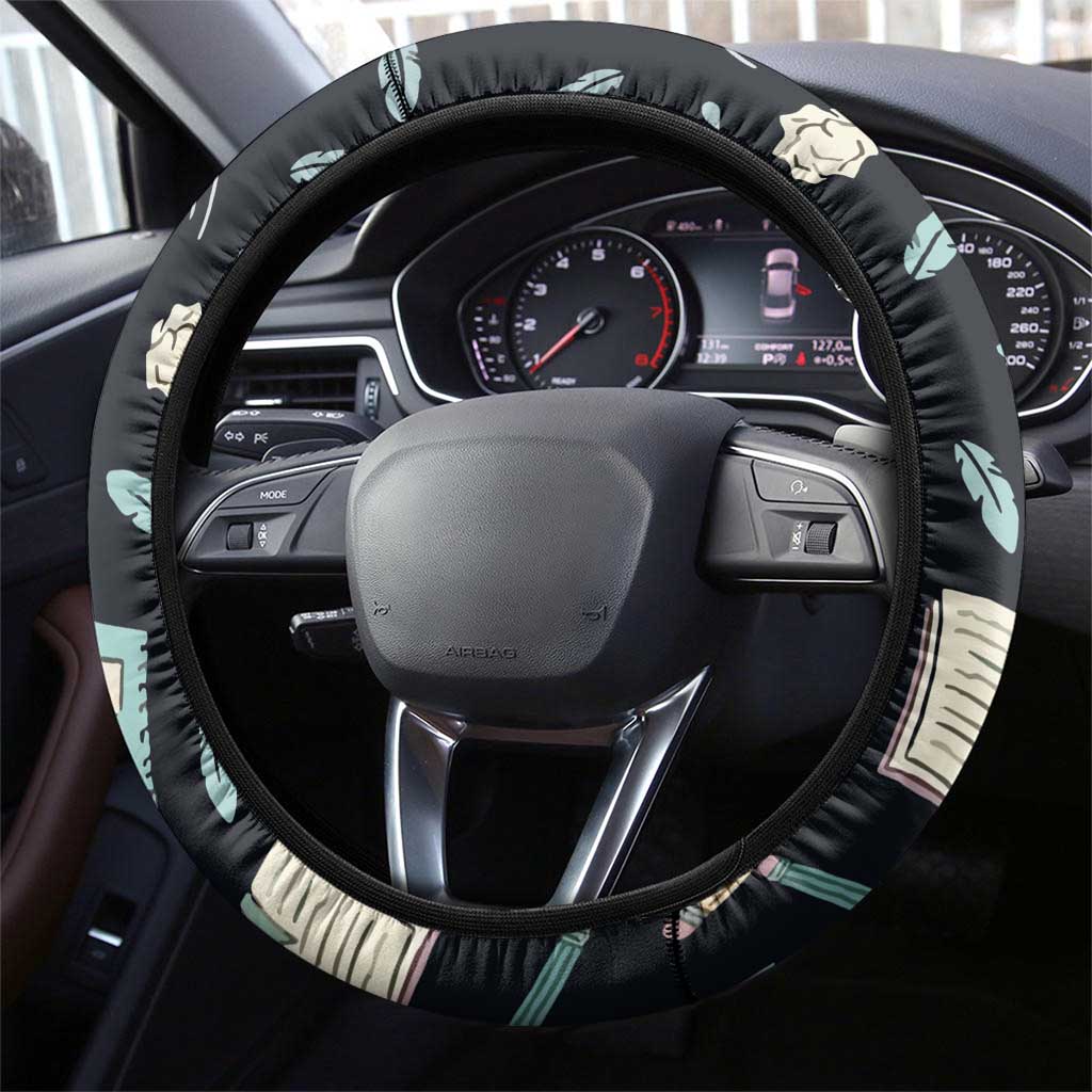 I Survived 100 Days of School Steering Wheel Cover Funny Pigeon 100th Day Teacher